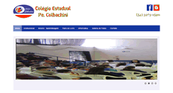 Desktop Screenshot of colegiocolbachini.com.br